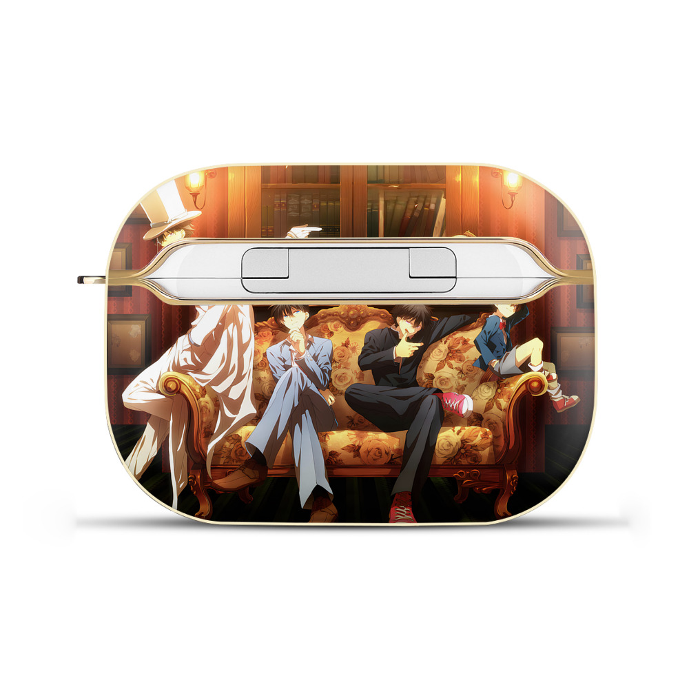 （画像用） 名探偵コナン Detective Conan 【AirPods Pro用】ハードシェル保護ケース｜耐衝撃・防指紋・カラビナ付き商品仕様