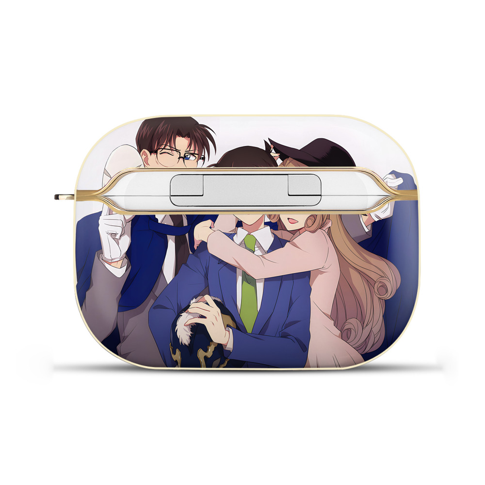 （画像用） 名探偵コナン Detective Conan 【AirPods Pro用】ハードシェル保護ケース｜耐衝撃・防指紋・カラビナ付き商品仕様