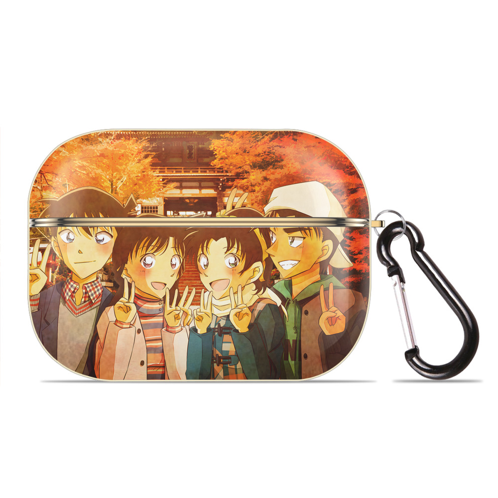 （画像用） 名探偵コナン Detective Conan 【AirPods Pro用】ハードシェル保護ケース｜耐衝撃・防指紋・カラビナ付き商品仕様