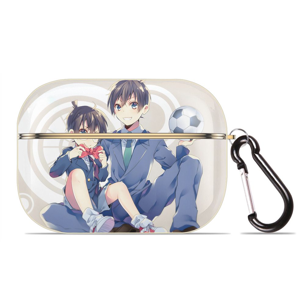 （画像用） 名探偵コナン Detective Conan 【AirPods Pro用】ハードシェル保護ケース｜耐衝撃・防指紋・カラビナ付き商品仕様