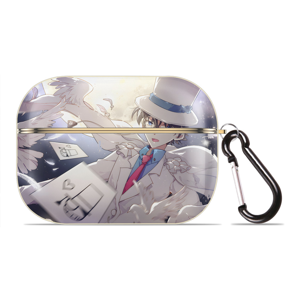 （画像用） 名探偵コナン Detective Conan 【AirPods Pro用】ハードシェル保護ケース｜耐衝撃・防指紋・カラビナ付き商品仕様