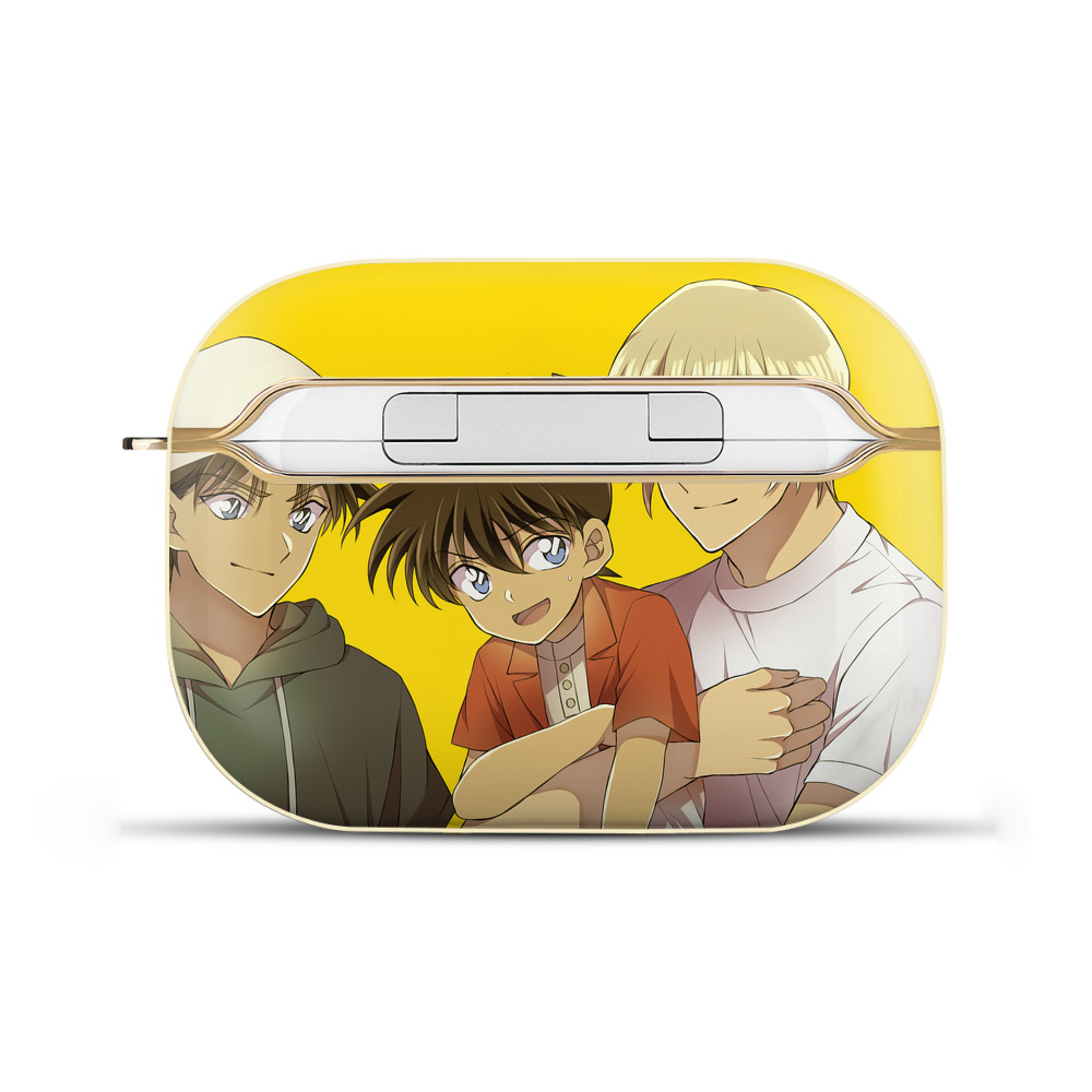 （画像用） 名探偵コナン Detective Conan 【AirPods Pro用】ハードシェル保護ケース｜耐衝撃・防指紋・カラビナ付き商品仕様