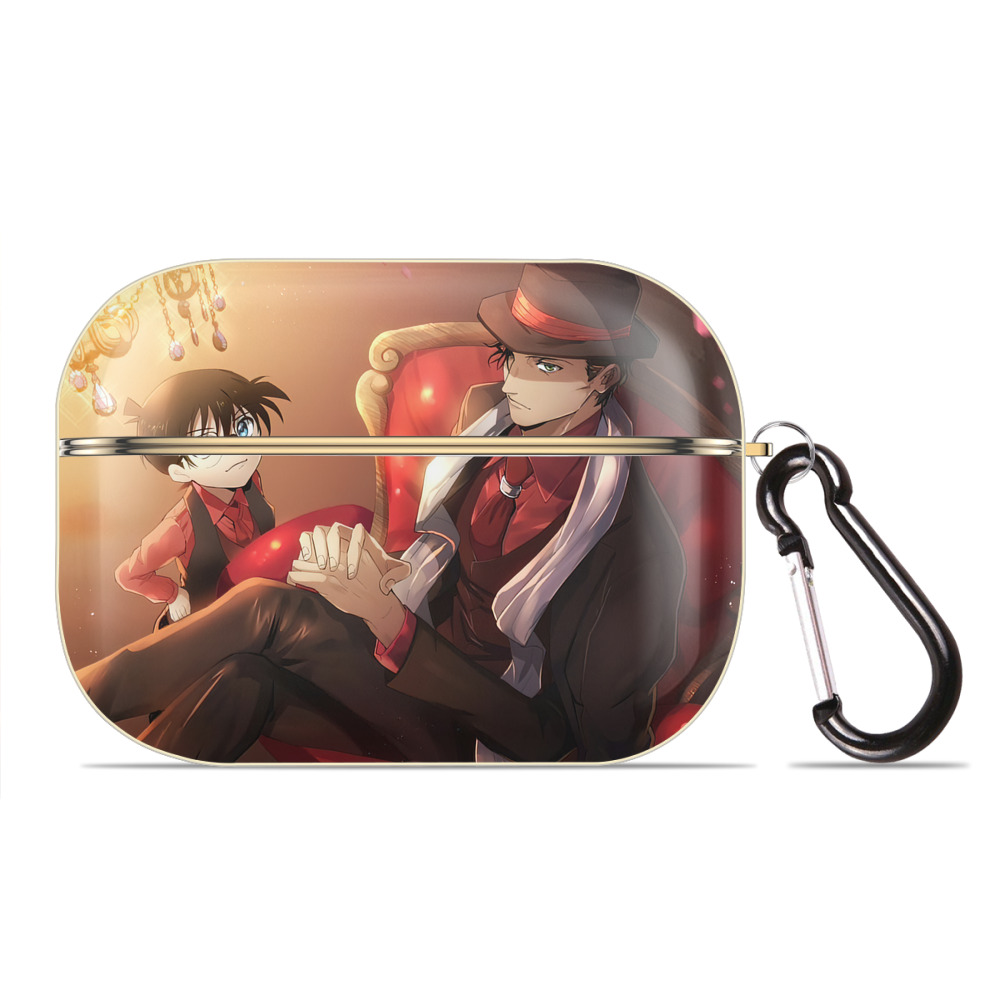 （画像用） 名探偵コナン Detective Conan 【AirPods Pro用】ハードシェル保護ケース｜耐衝撃・防指紋・カラビナ付き商品仕様