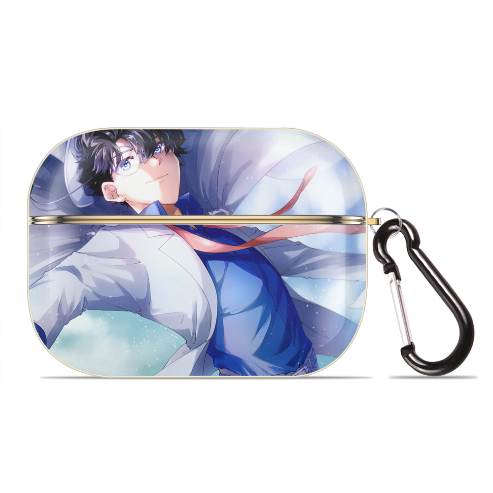 （画像用） 名探偵コナン Detective Conan 【AirPods Pro用】ハードシェル保護ケース｜耐衝撃・防指紋・カラビナ付き商品仕様