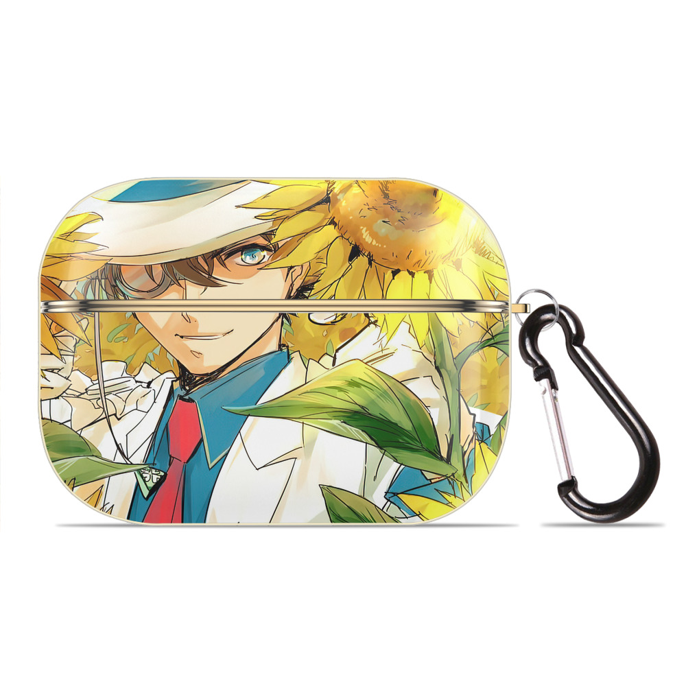 （画像用） 名探偵コナン Detective Conan 【AirPods Pro用】ハードシェル保護ケース｜耐衝撃・防指紋・カラビナ付き商品仕様