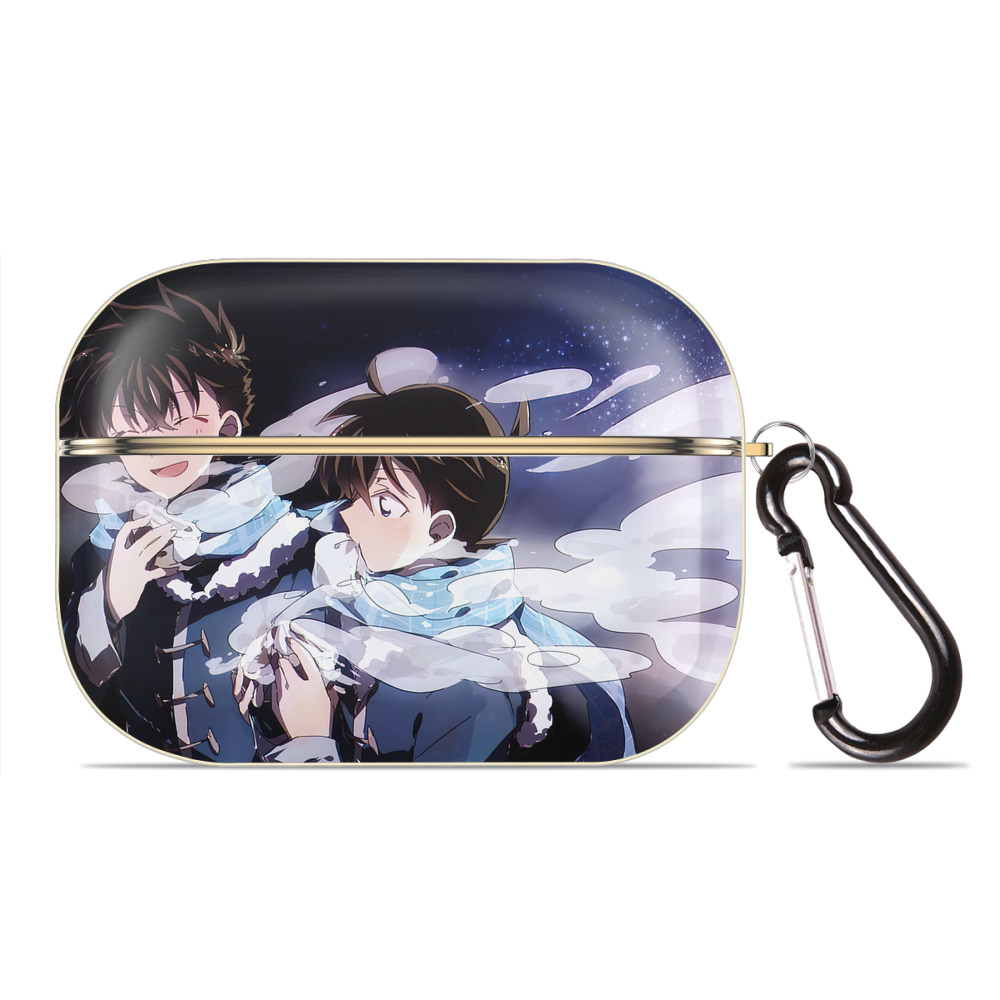 （画像用） 名探偵コナン Detective Conan 【AirPods Pro用】ハードシェル保護ケース｜耐衝撃・防指紋・カラビナ付き商品仕様