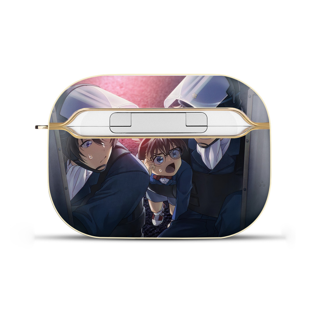 （画像用） 名探偵コナン Detective Conan 【AirPods Pro用】ハードシェル保護ケース｜耐衝撃・防指紋・カラビナ付き商品仕様