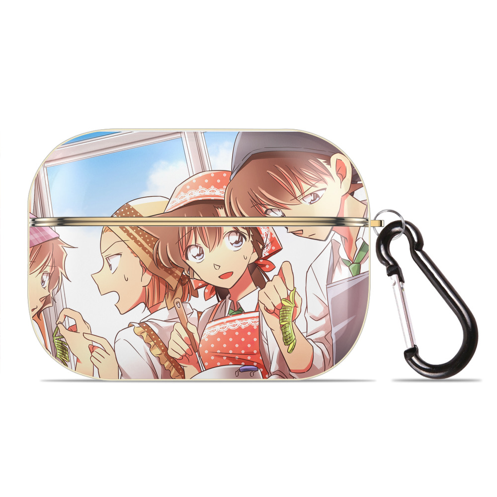 （画像用） 名探偵コナン Detective Conan 【AirPods Pro用】ハードシェル保護ケース｜耐衝撃・防指紋・カラビナ付き商品仕様