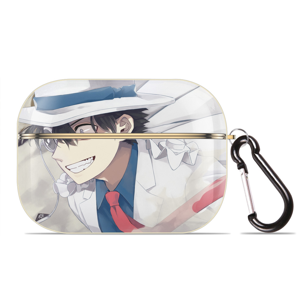 （画像用） 名探偵コナン Detective Conan 【AirPods Pro用】ハードシェル保護ケース｜耐衝撃・防指紋・カラビナ付き商品仕様