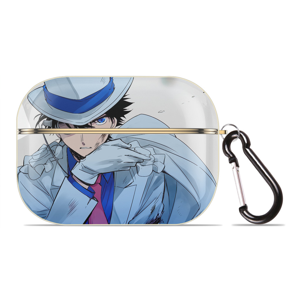（画像用） 名探偵コナン Detective Conan 【AirPods Pro用】ハードシェル保護ケース｜耐衝撃・防指紋・カラビナ付き商品仕様