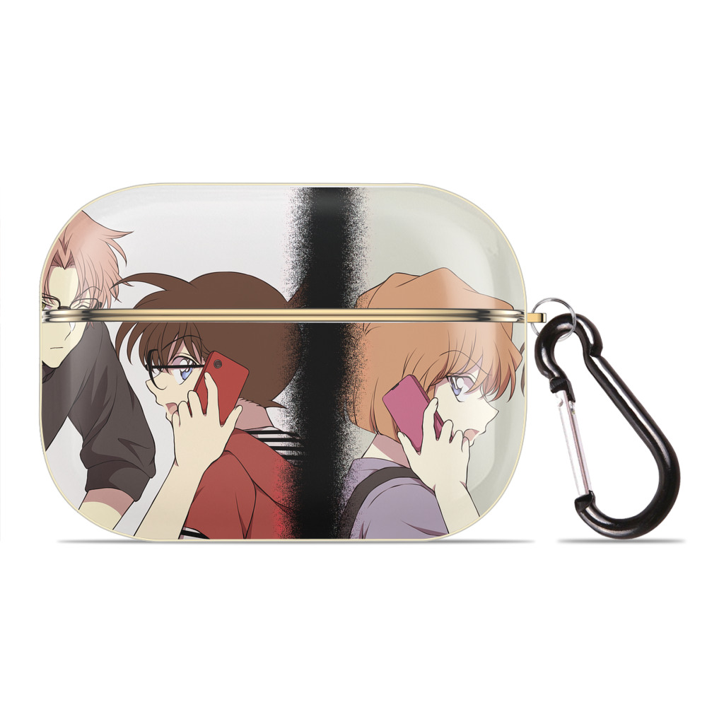 （画像用） 名探偵コナン Detective Conan 【AirPods Pro用】ハードシェル保護ケース｜耐衝撃・防指紋・カラビナ付き商品仕様