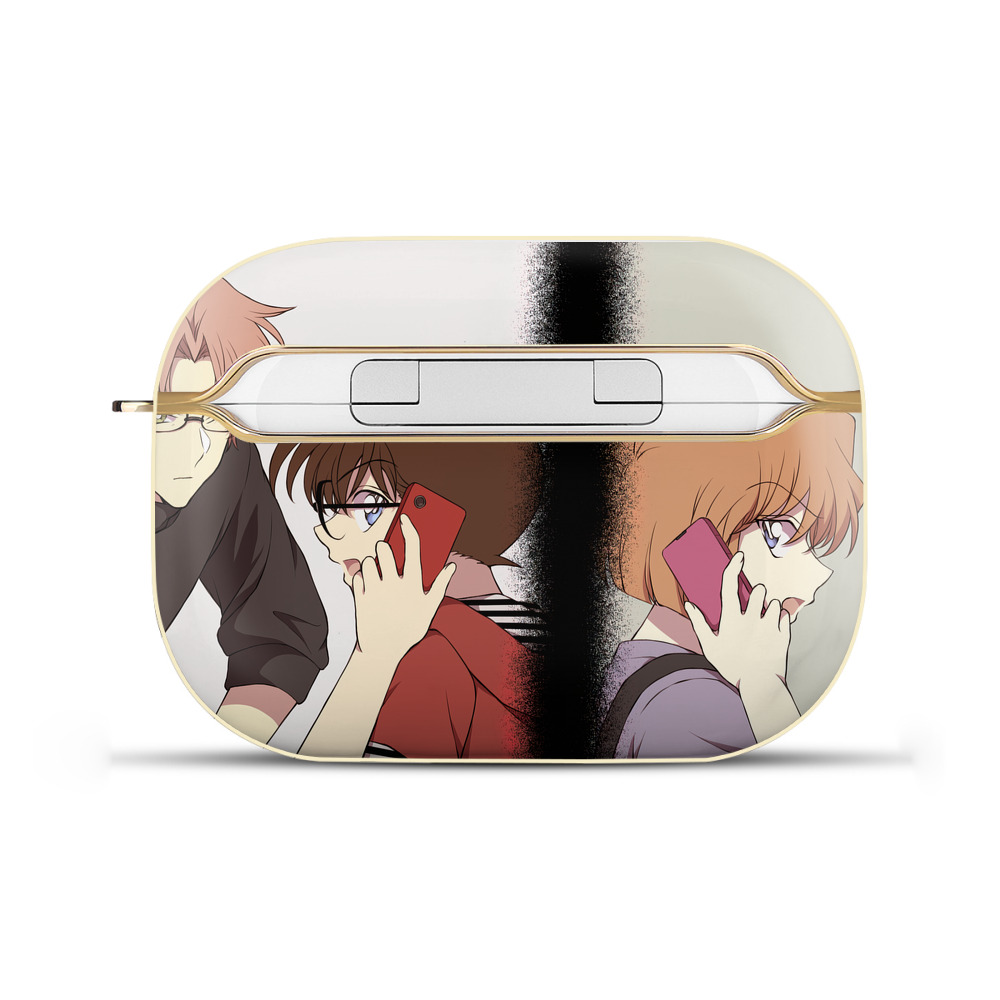 （画像用） 名探偵コナン Detective Conan 【AirPods Pro用】ハードシェル保護ケース｜耐衝撃・防指紋・カラビナ付き商品仕様