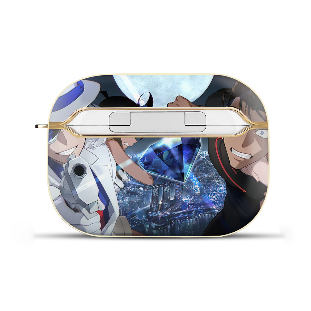 （画像用） 名探偵コナン Detective Conan 【AirPods Pro用】ハードシェル保護ケース｜耐衝撃・防指紋・カラビナ付き商品仕様