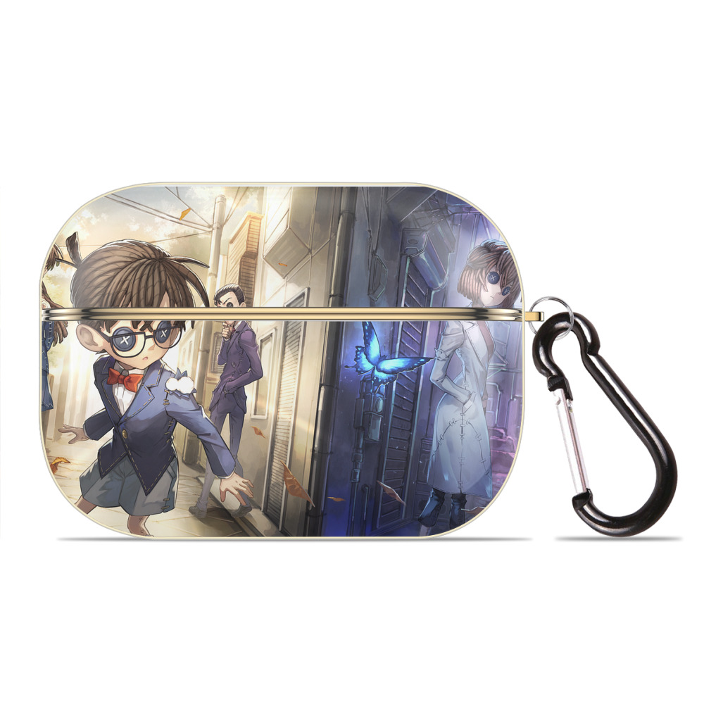 （画像用） 名探偵コナン Detective Conan 【AirPods Pro用】ハードシェル保護ケース｜耐衝撃・防指紋・カラビナ付き商品仕様