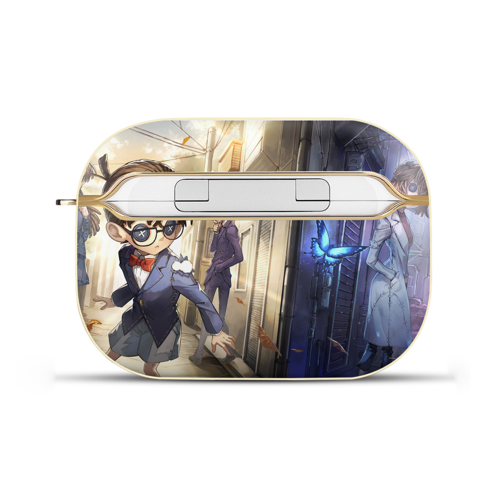 （画像用） 名探偵コナン Detective Conan 【AirPods Pro用】ハードシェル保護ケース｜耐衝撃・防指紋・カラビナ付き商品仕様