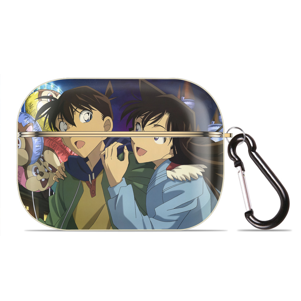 （画像用） 名探偵コナン Detective Conan 【AirPods Pro用】ハードシェル保護ケース｜耐衝撃・防指紋・カラビナ付き商品仕様