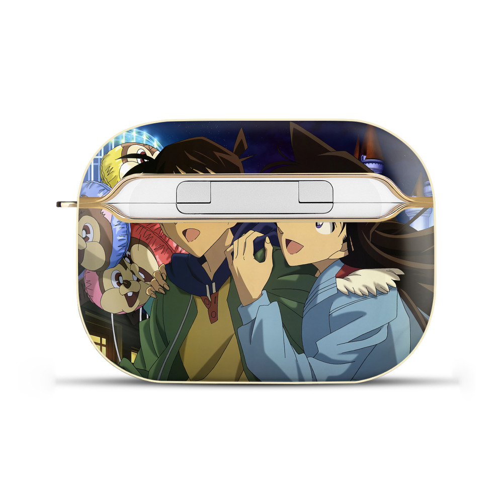 （画像用） 名探偵コナン Detective Conan 【AirPods Pro用】ハードシェル保護ケース｜耐衝撃・防指紋・カラビナ付き商品仕様