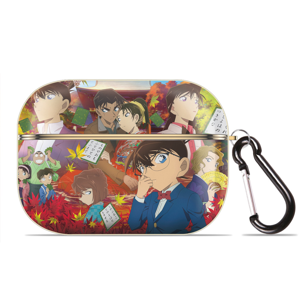 （画像用） 名探偵コナン Detective Conan 【AirPods Pro用】ハードシェル保護ケース｜耐衝撃・防指紋・カラビナ付き商品仕様
