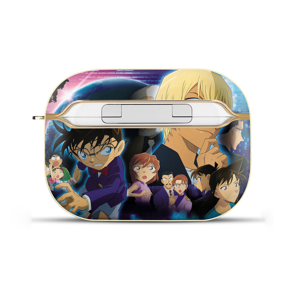 （画像用） 名探偵コナン Detective Conan 【AirPods Pro用】ハードシェル保護ケース｜耐衝撃・防指紋・カラビナ付き商品仕様