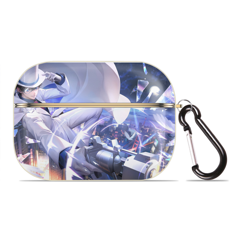 （画像用） 名探偵コナン Detective Conan 【AirPods Pro用】ハードシェル保護ケース｜耐衝撃・防指紋・カラビナ付き商品仕様
