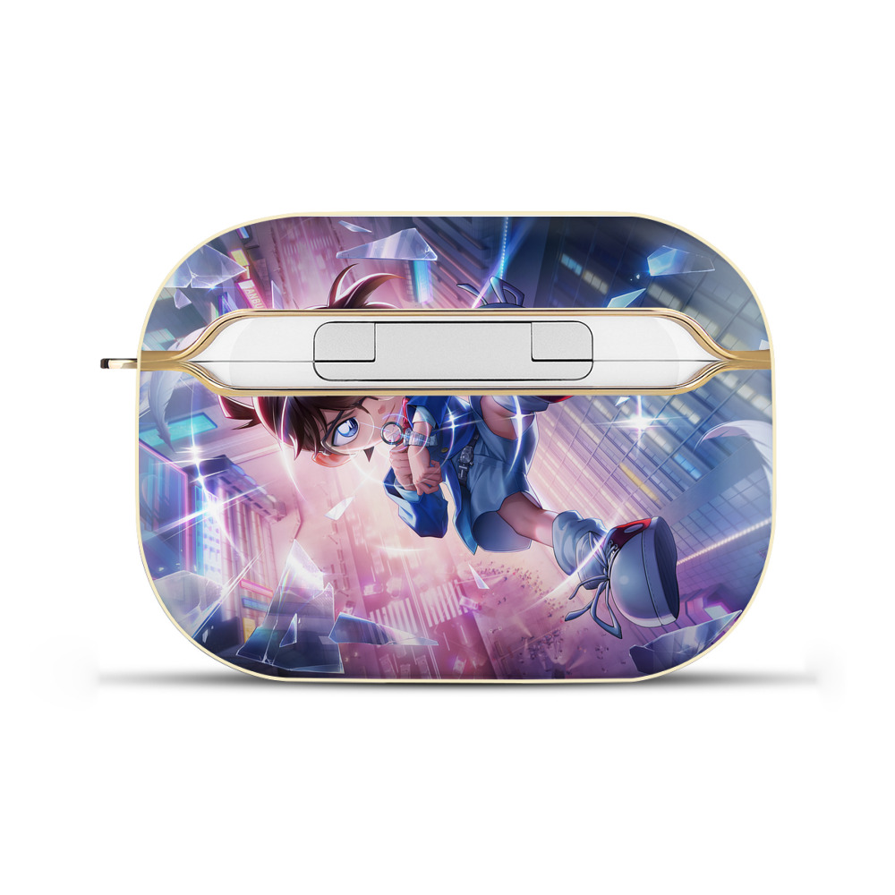 （画像用） 名探偵コナン Detective Conan 【AirPods Pro用】ハードシェル保護ケース｜耐衝撃・防指紋・カラビナ付き商品仕様
