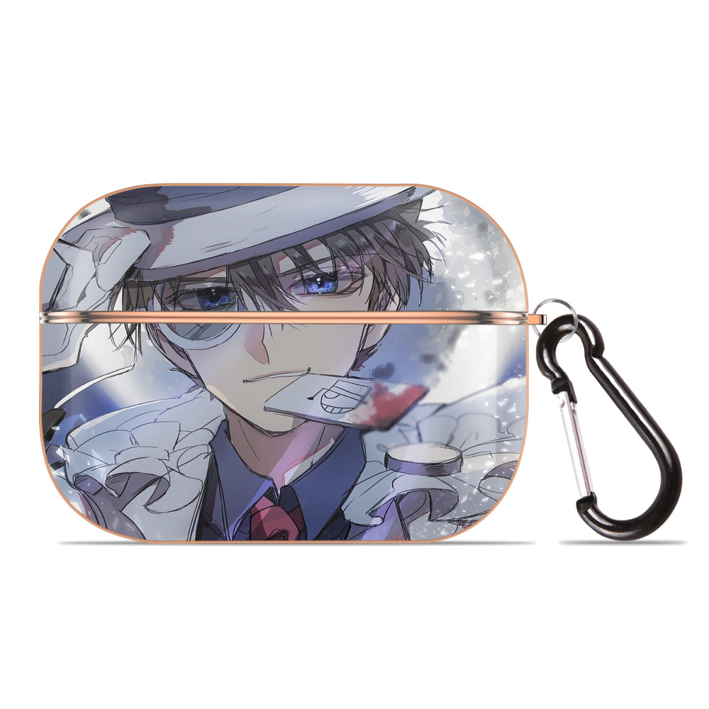 （画像用） 名探偵コナン Detective Conan 【AirPods Pro用】ハードシェル保護ケース｜耐衝撃・防指紋・カラビナ付き商品仕様