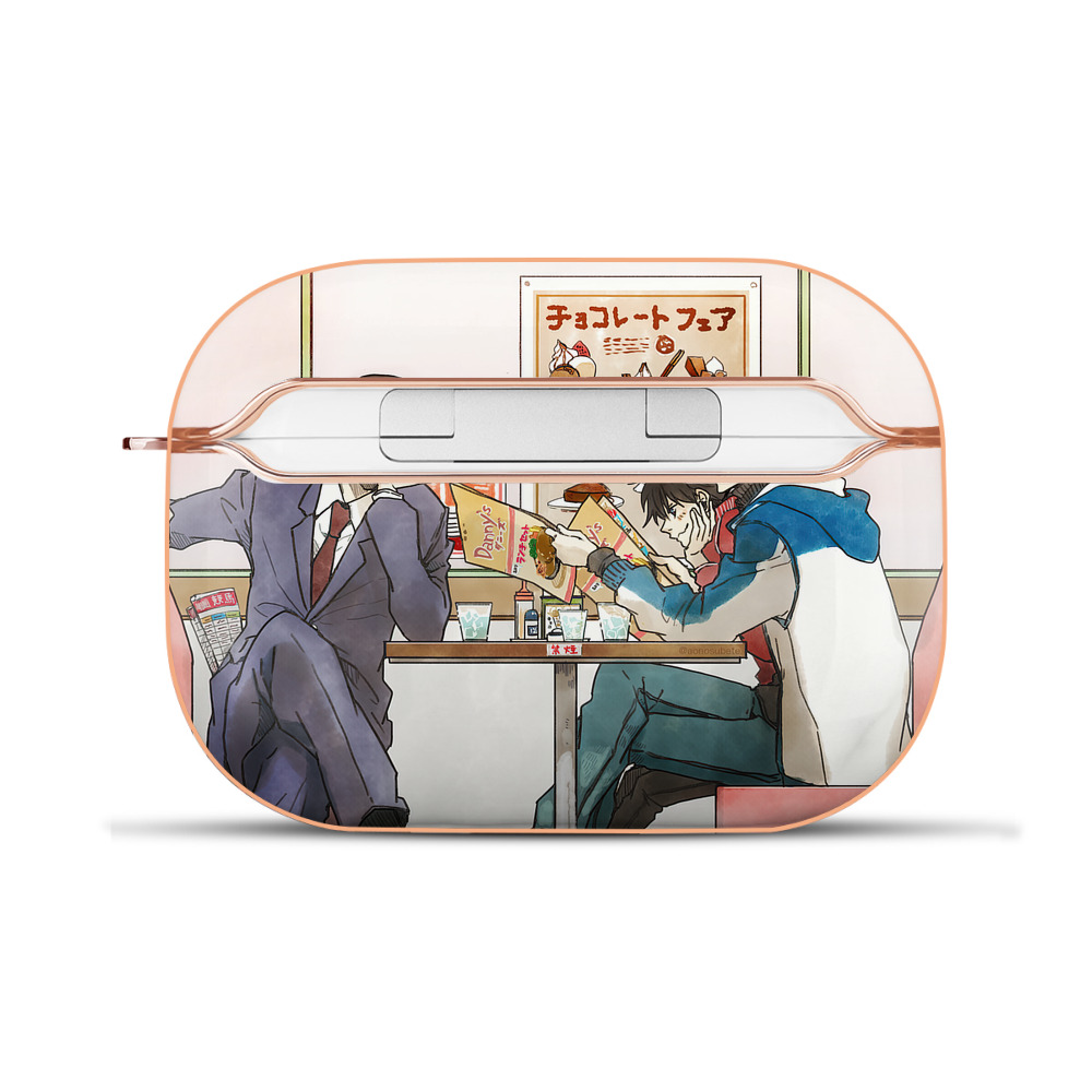 （画像用） 名探偵コナン Detective Conan 【AirPods Pro用】ハードシェル保護ケース｜耐衝撃・防指紋・カラビナ付き商品仕様