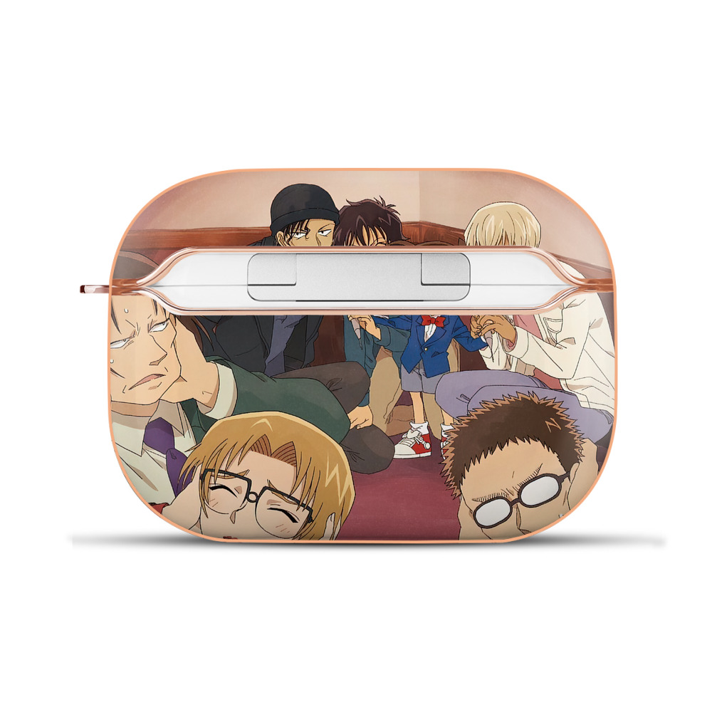 （画像用） 名探偵コナン Detective Conan 【AirPods Pro用】ハードシェル保護ケース｜耐衝撃・防指紋・カラビナ付き商品仕様