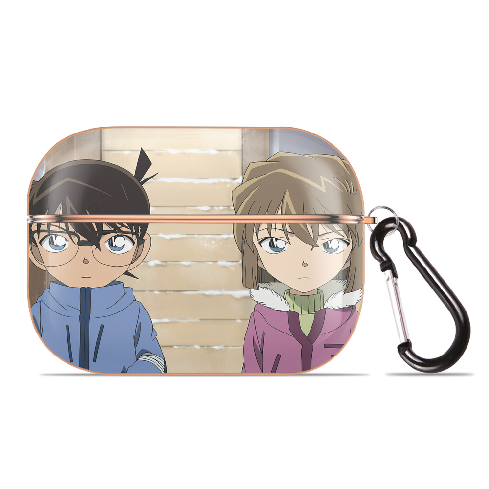 （画像用） 名探偵コナン Detective Conan 【AirPods Pro用】ハードシェル保護ケース｜耐衝撃・防指紋・カラビナ付き商品仕様