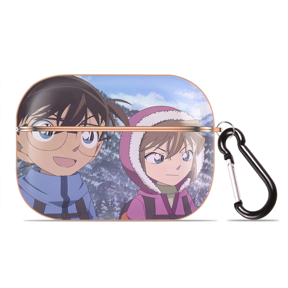 （画像用） 名探偵コナン Detective Conan 【AirPods Pro用】ハードシェル保護ケース｜耐衝撃・防指紋・カラビナ付き商品仕様