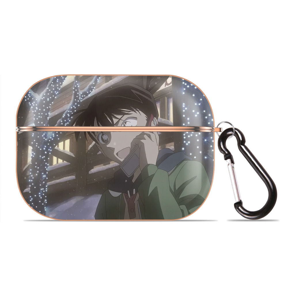 （画像用） 名探偵コナン Detective Conan 【AirPods Pro用】ハードシェル保護ケース｜耐衝撃・防指紋・カラビナ付き商品仕様