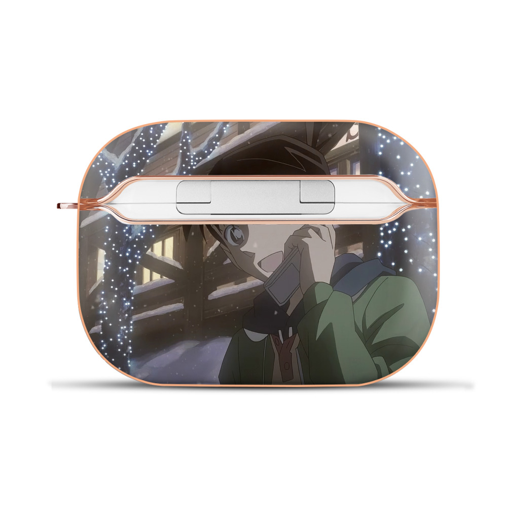 （画像用） 名探偵コナン Detective Conan 【AirPods Pro用】ハードシェル保護ケース｜耐衝撃・防指紋・カラビナ付き商品仕様