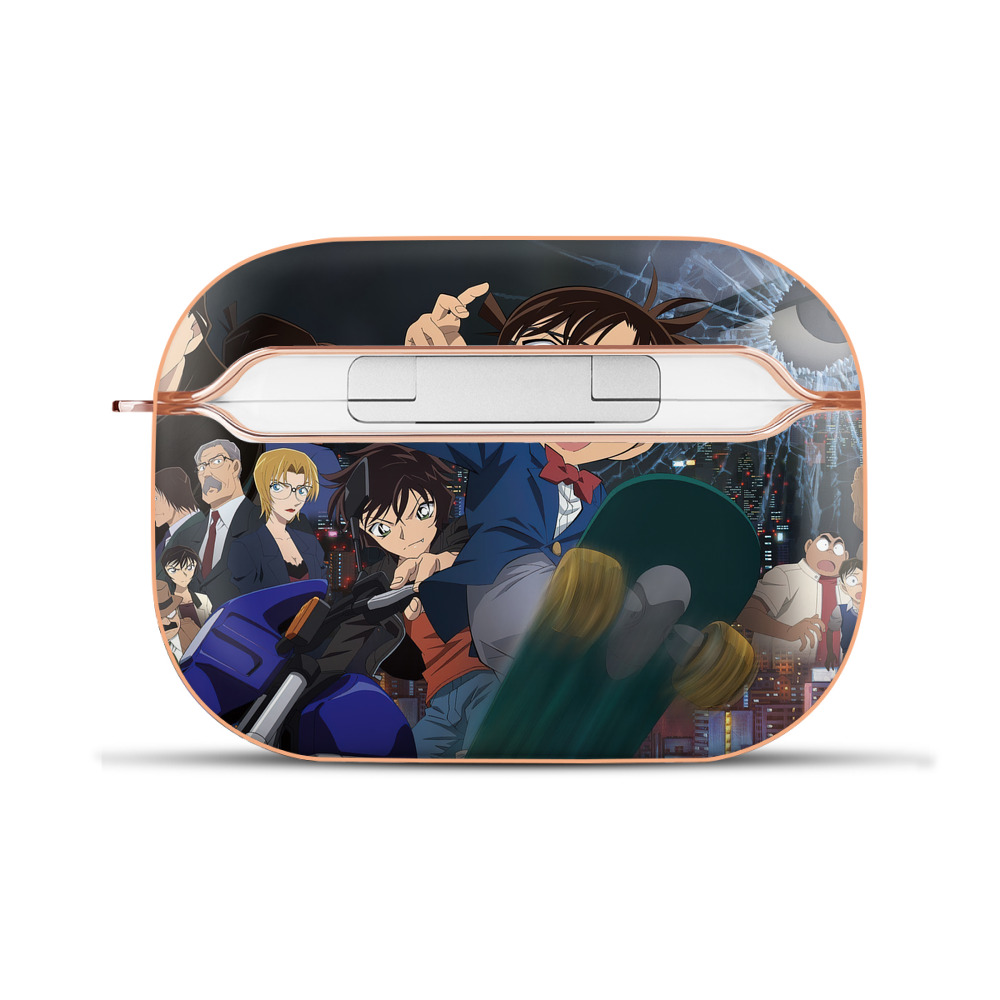 （画像用） 名探偵コナン Detective Conan 【AirPods Pro用】ハードシェル保護ケース｜耐衝撃・防指紋・カラビナ付き商品仕様