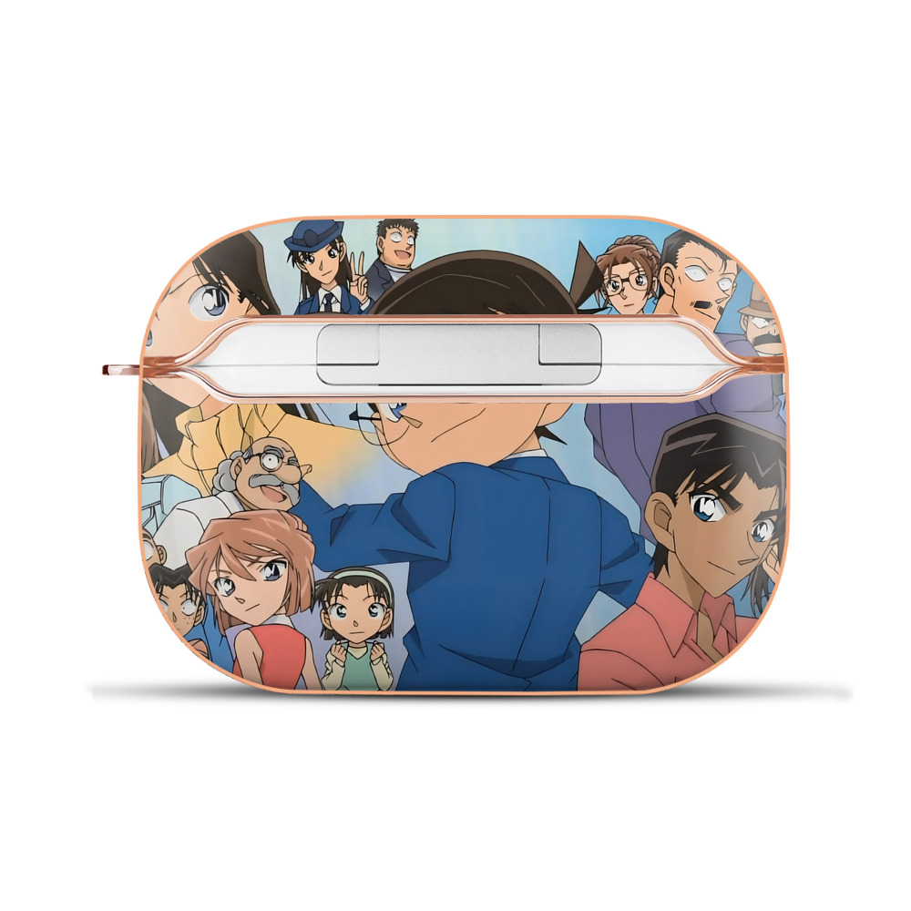 （画像用） 名探偵コナン Detective Conan 【AirPods Pro用】ハードシェル保護ケース｜耐衝撃・防指紋・カラビナ付き商品仕様