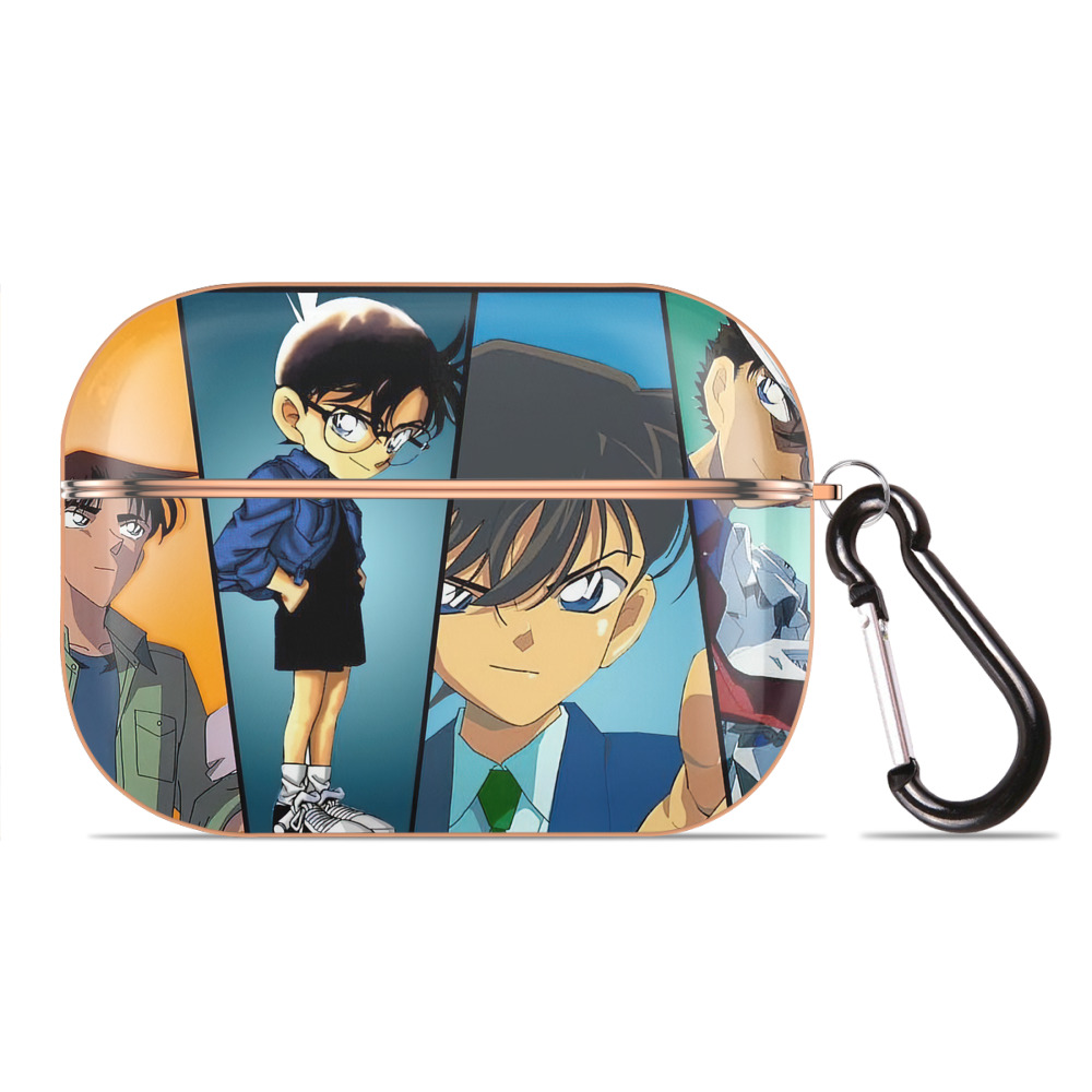（画像用） 名探偵コナン Detective Conan 【AirPods Pro用】ハードシェル保護ケース｜耐衝撃・防指紋・カラビナ付き商品仕様