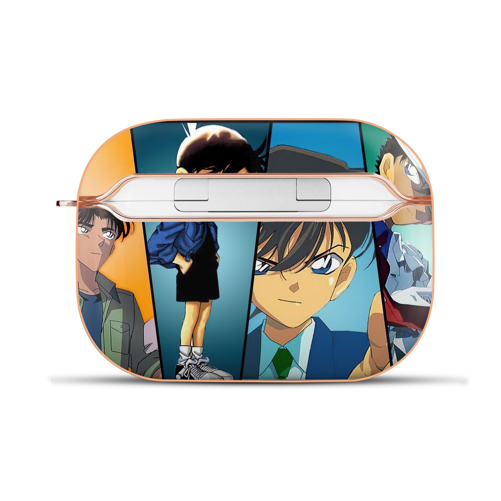 （画像用） 名探偵コナン Detective Conan 【AirPods Pro用】ハードシェル保護ケース｜耐衝撃・防指紋・カラビナ付き商品仕様