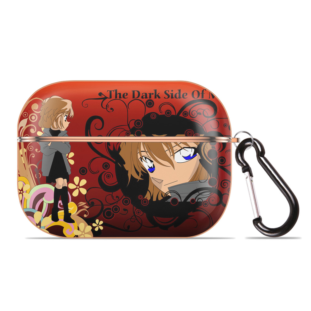 （画像用） 名探偵コナン Detective Conan 【AirPods Pro用】ハードシェル保護ケース｜耐衝撃・防指紋・カラビナ付き商品仕様