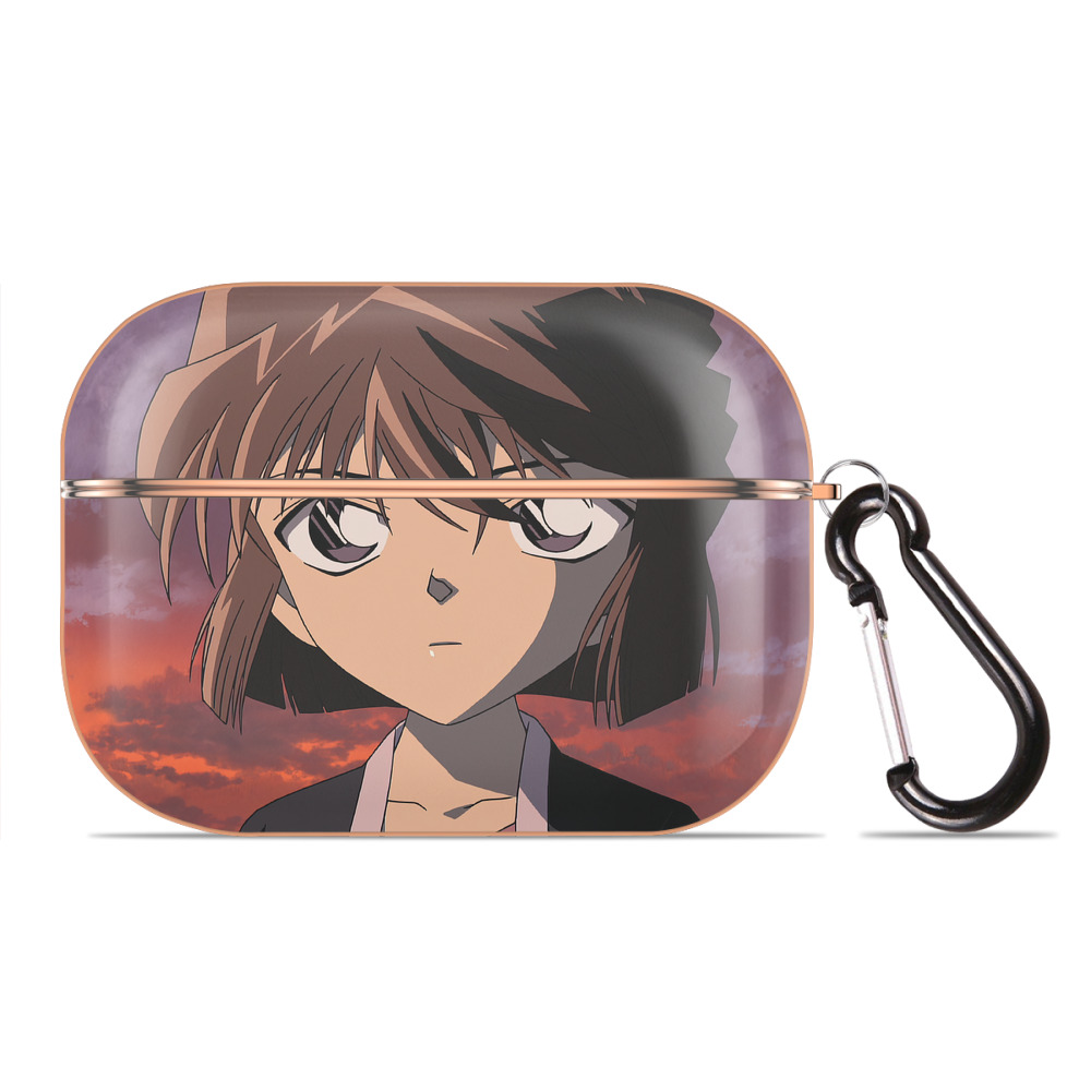 （画像用） 名探偵コナン Detective Conan 【AirPods Pro用】ハードシェル保護ケース｜耐衝撃・防指紋・カラビナ付き商品仕様