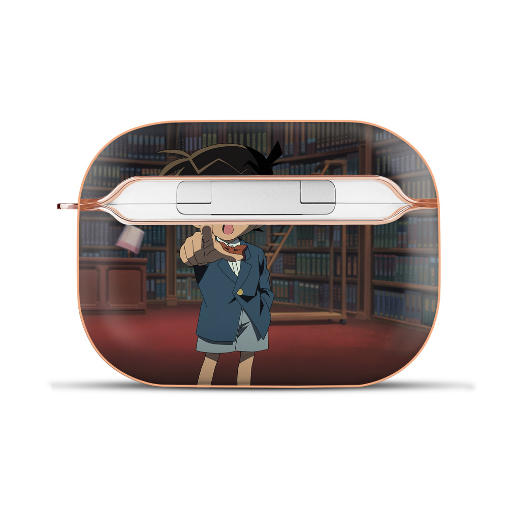 （画像用） 名探偵コナン Detective Conan 【AirPods Pro用】ハードシェル保護ケース｜耐衝撃・防指紋・カラビナ付き商品仕様