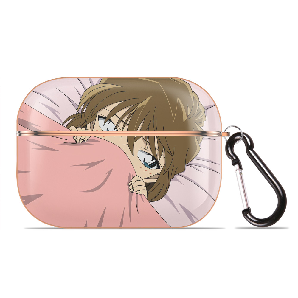 （画像用） 名探偵コナン Detective Conan 【AirPods Pro用】ハードシェル保護ケース｜耐衝撃・防指紋・カラビナ付き商品仕様