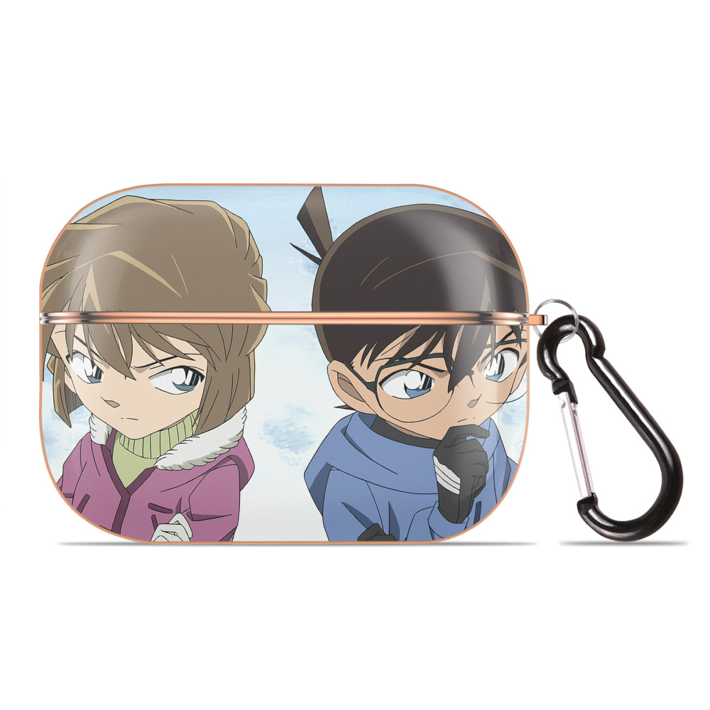 （画像用） 名探偵コナン Detective Conan 【AirPods Pro用】ハードシェル保護ケース｜耐衝撃・防指紋・カラビナ付き商品仕様