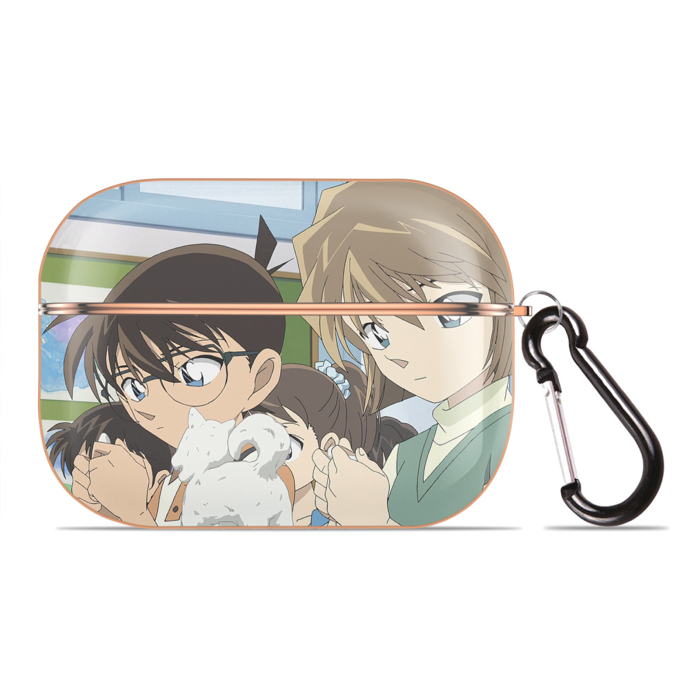 （画像用） 名探偵コナン Detective Conan 【AirPods Pro用】ハードシェル保護ケース｜耐衝撃・防指紋・カラビナ付き商品仕様