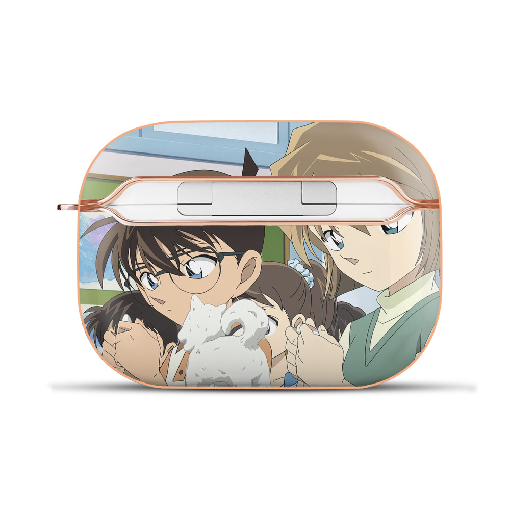 （画像用） 名探偵コナン Detective Conan 【AirPods Pro用】ハードシェル保護ケース｜耐衝撃・防指紋・カラビナ付き商品仕様
