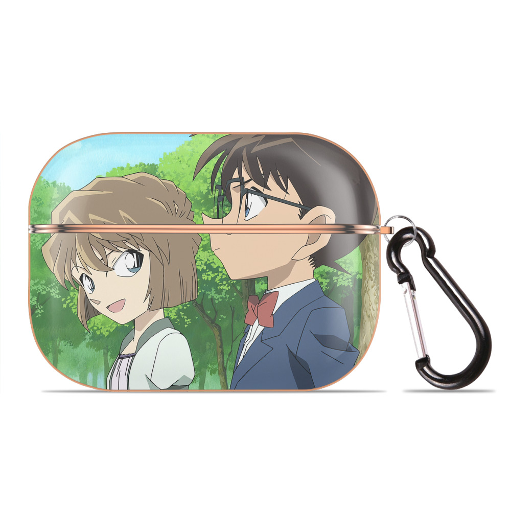 （画像用） 名探偵コナン Detective Conan 【AirPods Pro用】ハードシェル保護ケース｜耐衝撃・防指紋・カラビナ付き商品仕様