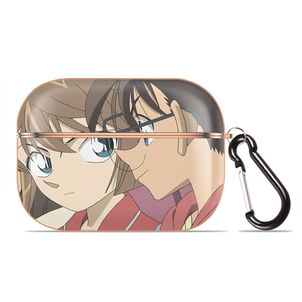 （画像用） 名探偵コナン Detective Conan 【AirPods Pro用】ハードシェル保護ケース｜耐衝撃・防指紋・カラビナ付き商品仕様