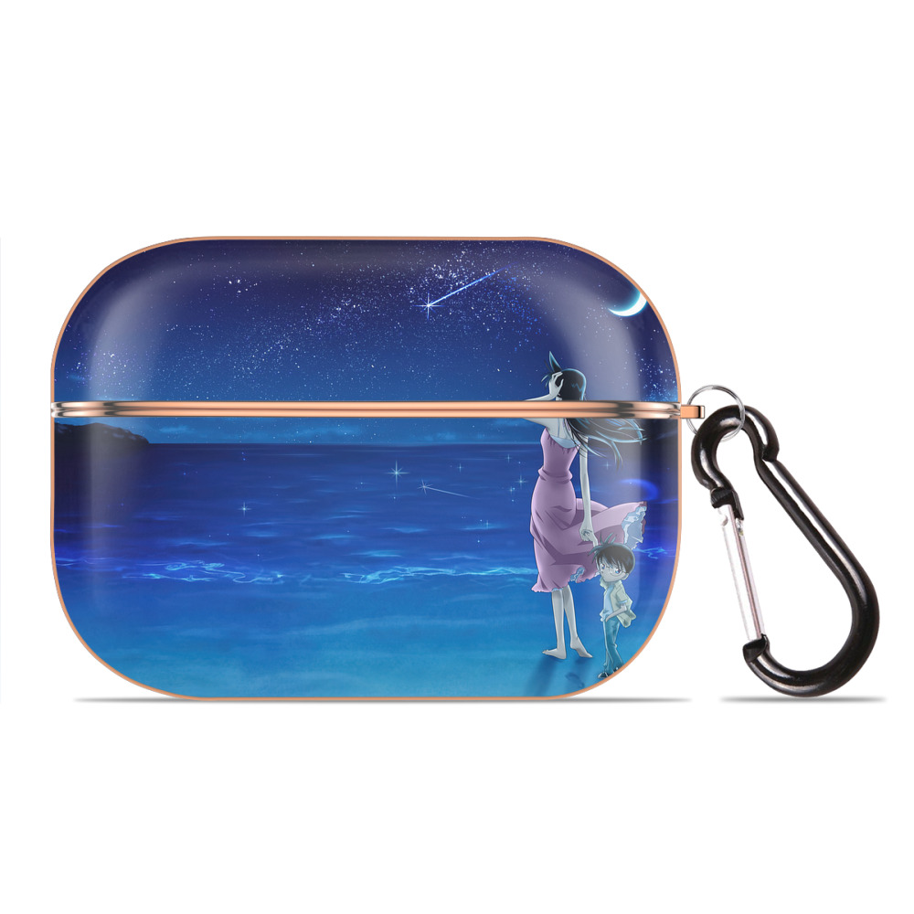 （画像用） 名探偵コナン Detective Conan 【AirPods Pro用】ハードシェル保護ケース｜耐衝撃・防指紋・カラビナ付き商品仕様