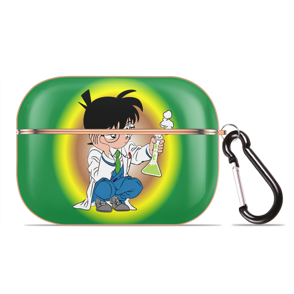 （画像用） 名探偵コナン Detective Conan 【AirPods Pro用】ハードシェル保護ケース｜耐衝撃・防指紋・カラビナ付き商品仕様