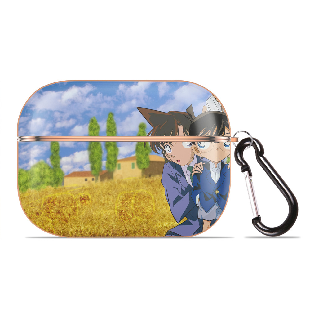 （画像用） 名探偵コナン Detective Conan 【AirPods Pro用】ハードシェル保護ケース｜耐衝撃・防指紋・カラビナ付き商品仕様