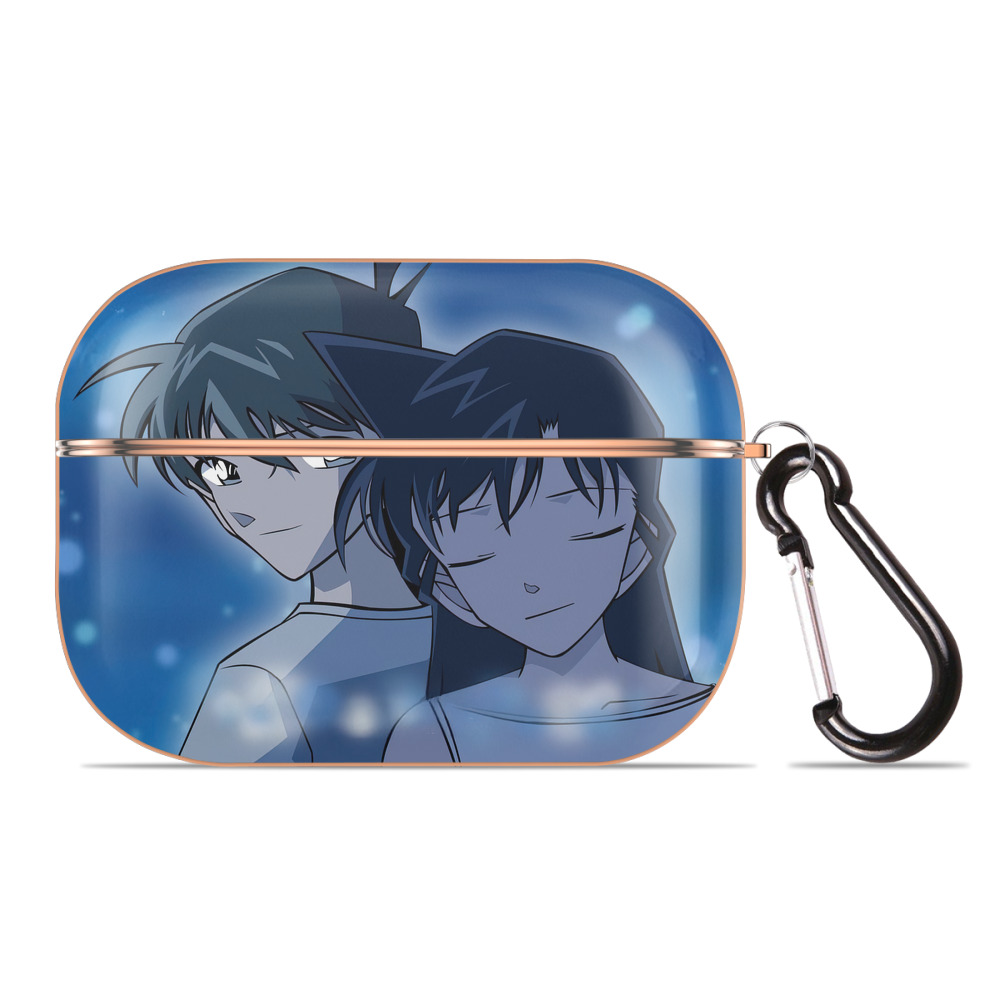 （画像用） 名探偵コナン Detective Conan 【AirPods Pro用】ハードシェル保護ケース｜耐衝撃・防指紋・カラビナ付き商品仕様