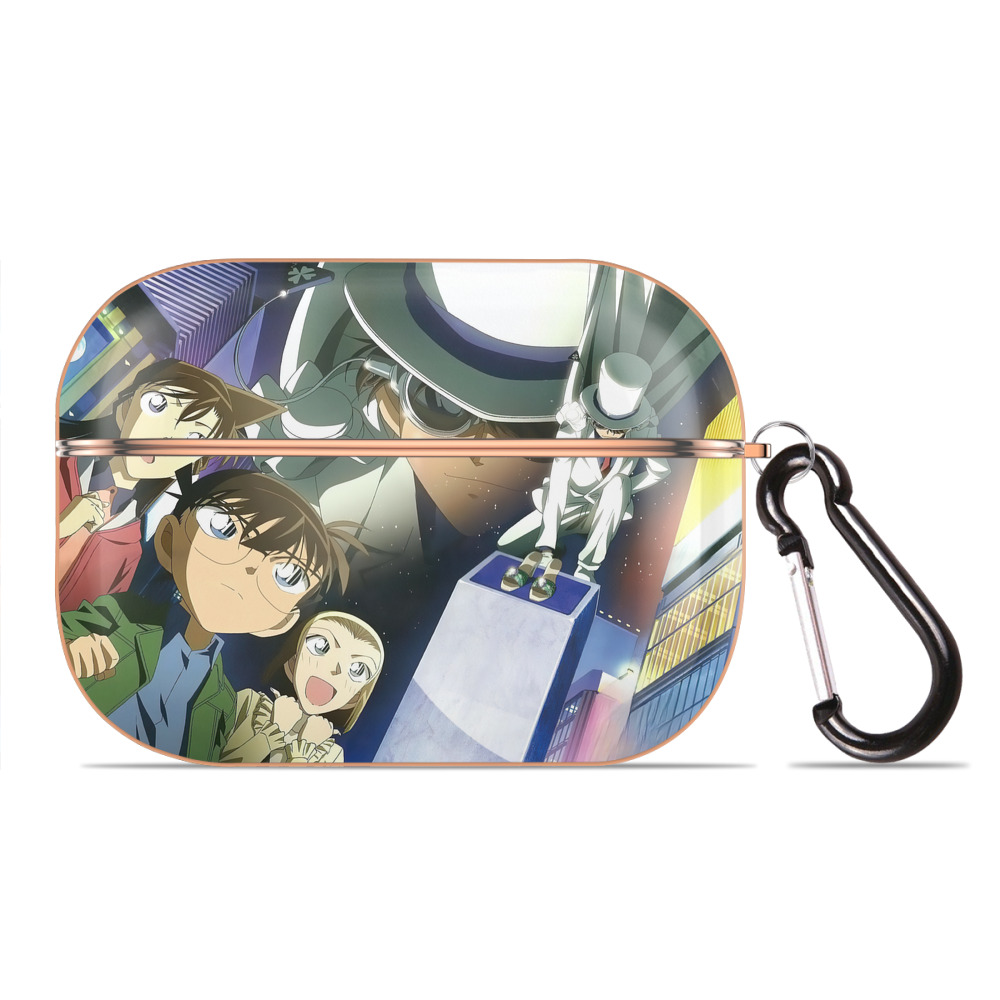 （画像用） 名探偵コナン Detective Conan 【AirPods Pro用】ハードシェル保護ケース｜耐衝撃・防指紋・カラビナ付き商品仕様